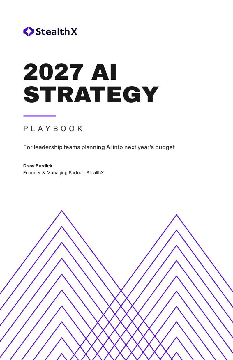 2027 AI Strategy Playbook cover